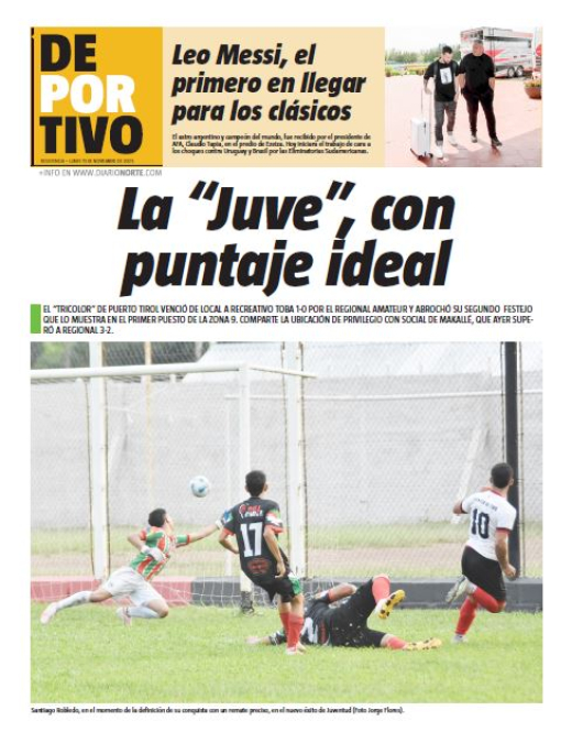 La "Juve", con puntaje ideal