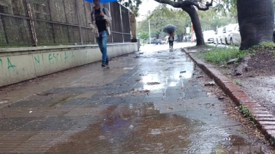 Las lluvias continuarían hasta mañana en Resistencia y zonas aledañas