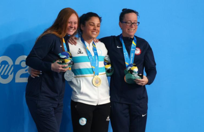 La chaqueña Daniela Giménez, la reina de los 100 metros pecho