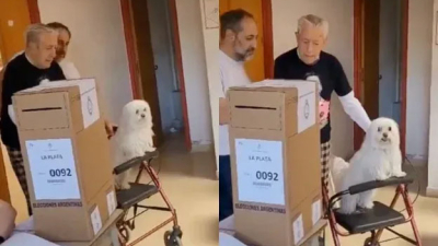 La Plata: votó un hombre de 103 años