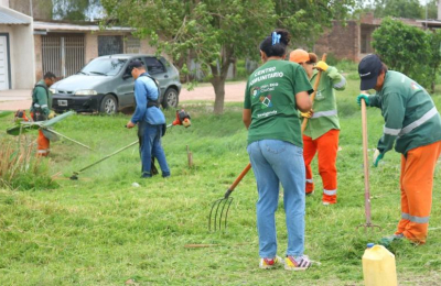 Completan operativo en erradicación de minibasurales en la zona sur
