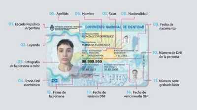 Lanzaron el nuevo DNI electrónico con chip y código QR