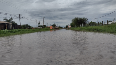 Avenida Coronel Falcón, intransitable
