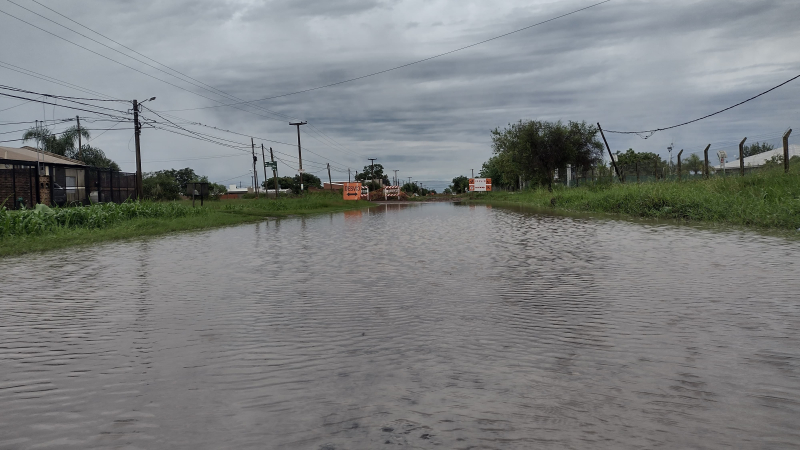 Avenida Coronel Falcón, intransitable