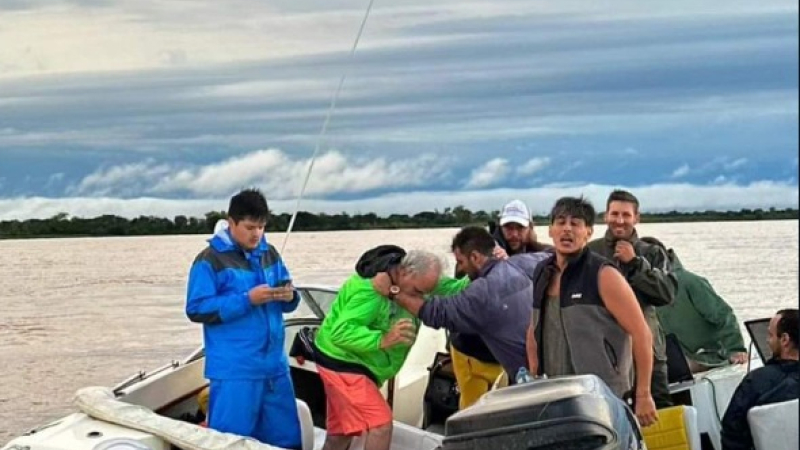 Rescate y emoción: así fueron recibidos por su familia los hermanos pescadores que estaban desaparecidos en el rio Paraná