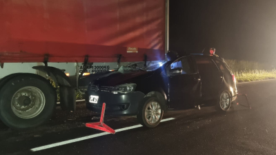 Dos lesionados en un siniestro vial en la ruta 11, a la altura de La Leonesa