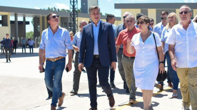 Puerto Las Palmas: Zdero recorrió obras junto con las autoridades de Fonplata