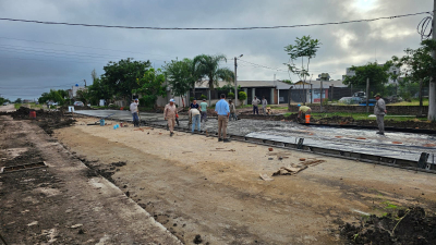 Esperanzas renovadas por la reactivación del pavimento de avenida Coronel Falcón