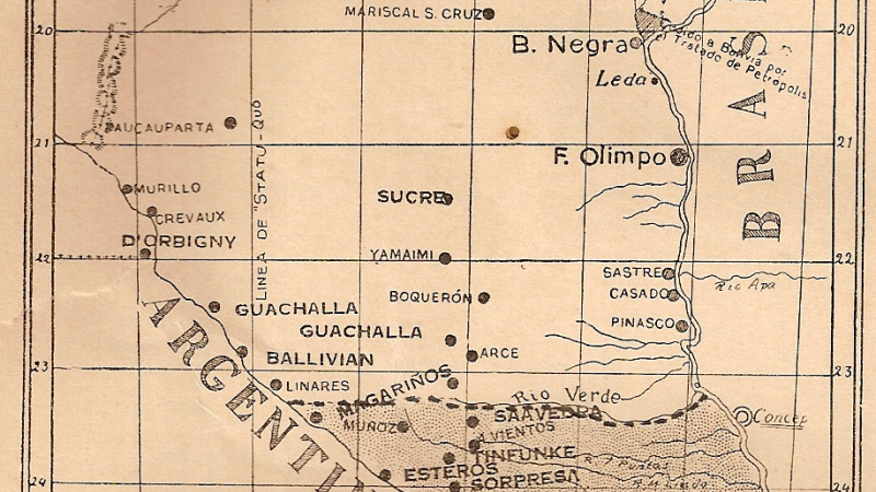 El Territorio Nacional del Chaco y sus cuatro capitales