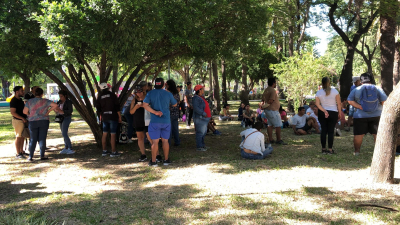En Resistencia, también se manifiestan para rechazar el tratamiento de la ley "Bases"