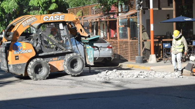 Comienza otra etapa de bacheo en el centro de Resistencia