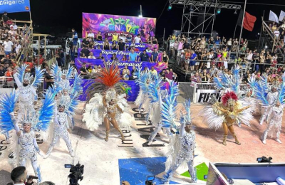 El breñense Rubén Romero en los carnavales del Chaco y Corrientes
