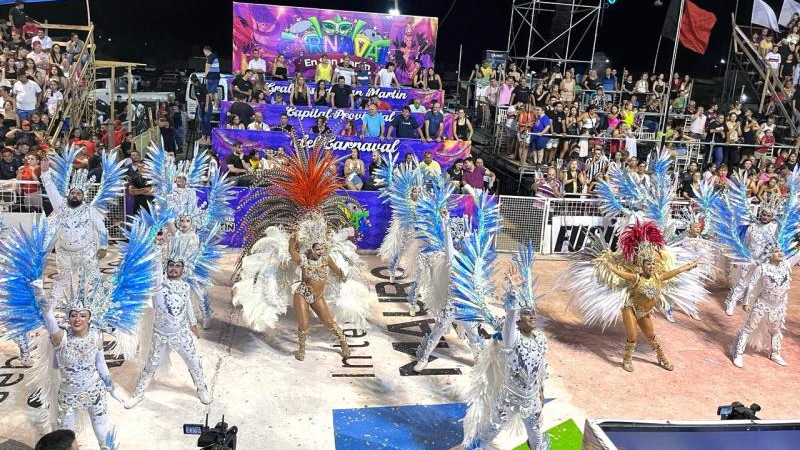 El breñense Rubén Romero en los carnavales del Chaco y Corrientes