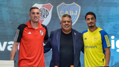 Franco Armani y Nicolás Figal pidieron que el Superclásico sea "en paz"