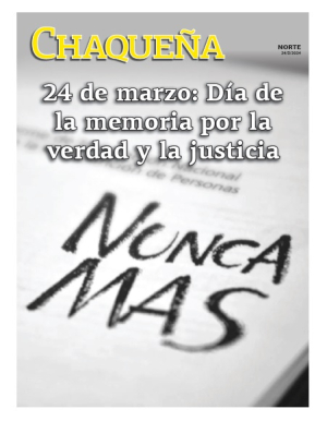 24 de marzo: Día de la memoria por la verdad y la justicia