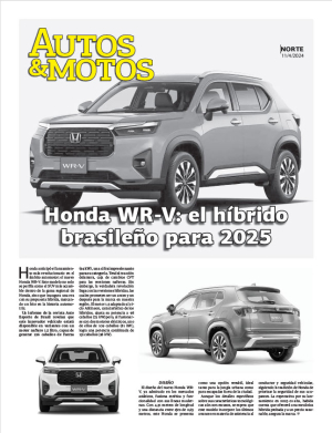 Honda WR-V: el híbrido brasileño para 2025