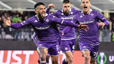 Nico González metió a la Fiorentina pasó a semifinales de Conference League