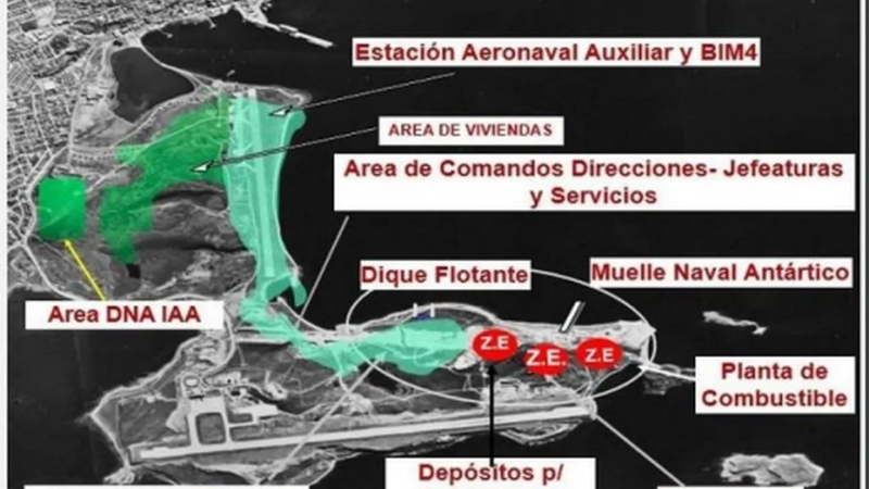 Detalles de la base militar que EEUU construirá en Ushuaia