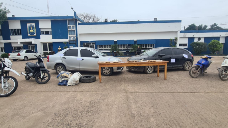 Seis allanamientos, tres detenidos y casi 30 kilos de marihuana