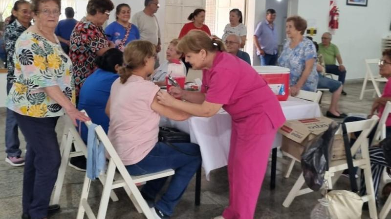 Intensa semana de Vacunación de las Américas en Las Breñas