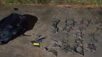 Ingresó a robar al cementerio de la comunidad judía en Resistencia: lo detienen con 27 placas