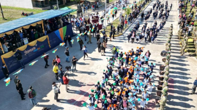 Gran acompañamiento comunitario en el aniversario de Margarita Belén
