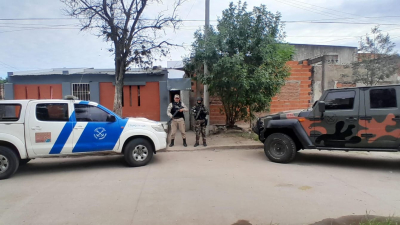 Búnker de cocaína funcionaba en Villa del Oeste y fue desbaratado por Prefectura
