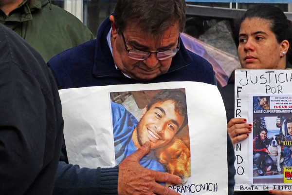 Incansable pedido de justicia de la familia de Fernando Francovich 