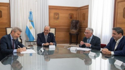Francos recibió a tres gobernadores y activó el traspaso de obras a las provincias