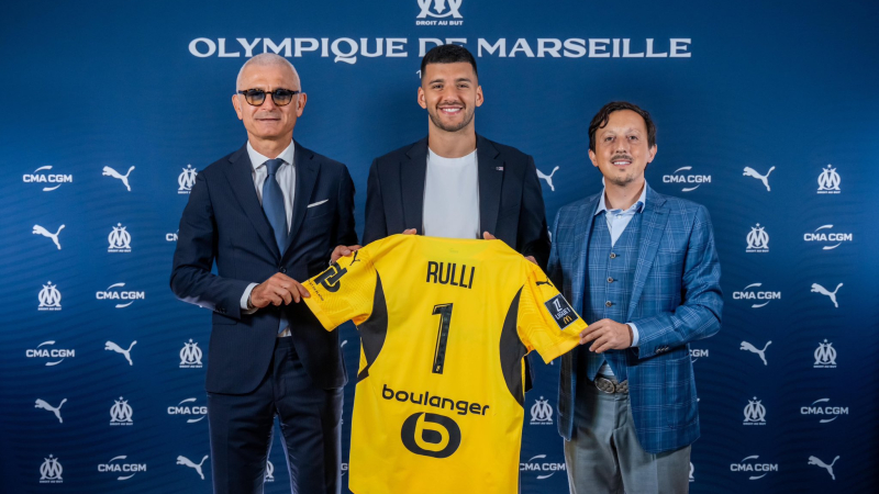 Rulli fue presentado como nuevo jugador del Olympique de Marsella