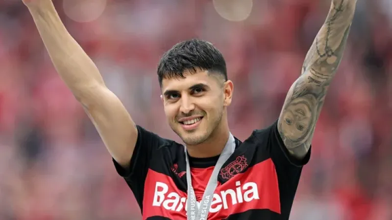 Exequiel Palacios campeón con el Bayer Leverkusen de la Supercopa de Alemania