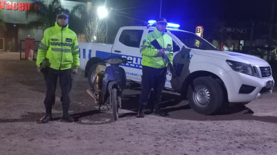 Diez motocicletas secuestradas en operativo de prevención