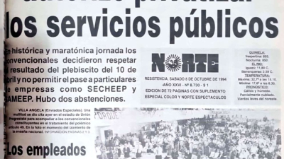 Recuerdan el "no" a la privatización de Secheep