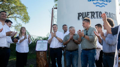 Colonia Popular celebró sus 137 años e inauguró obra clave para suministro de agua