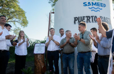 Colonia Popular celebró sus 137 años e inauguró obra clave para suministro de agua