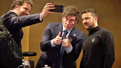 Milei dialogó con Zelensky sobre "áreas clave" de cooperación entre Ucrania y Argentina