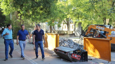 Resistencia: Zdero constató el avance del plan de bacheo 2025