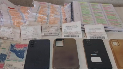 Poceada ilegal: detenidos con armas y más de 35 millones de apuestas