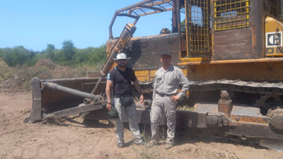 Detienen otro desmonte ilegal y secuestran topadora