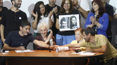 Abuelas de Plaza de Mayo anunció la restitución de la nieta 139