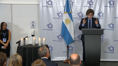 Milei: "Ojo con los que de forma banal revolean categorizaciones de nazi a cualquiera"