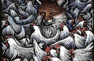 Los zorros y la gallina