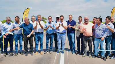 El gobernador inauguró la obra de repavimentación de ruta provincial 6