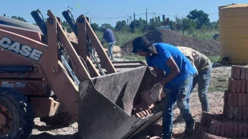 Construyen doce viviendas en Paraje Rancho Viejo