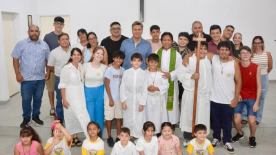 Zdero inauguró nueva capilla: Nuestra Señora de Guadalupe