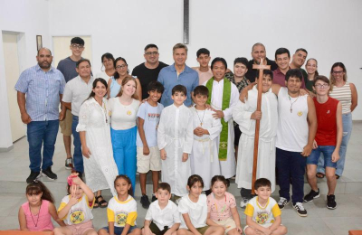 Zdero inauguró nueva capilla: Nuestra Señora de Guadalupe