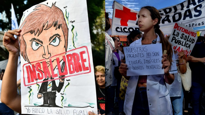 Gran movilización a Plaza de Mayo en defensa de la salud pública