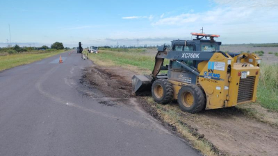 Realizan trabajos de conservación en tres rutas nacionales que pasan por el Chaco