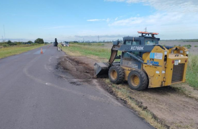 Realizan trabajos de conservación en tres rutas nacionales que pasan por el Chaco