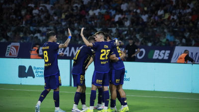 Boca goleó a Central Córdoba y se afianza en el Apertura